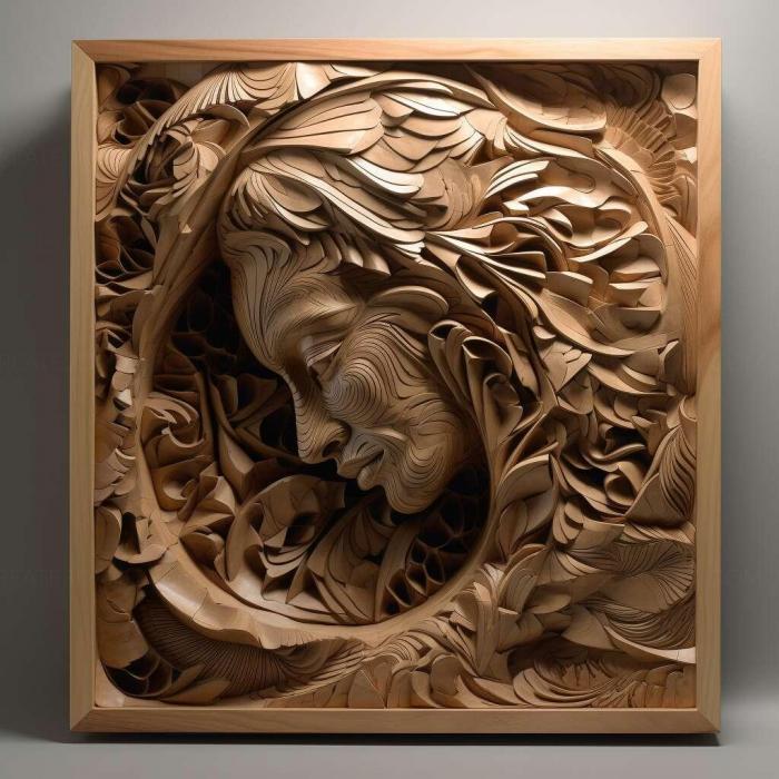 نموذج ثلاثي الأبعاد لآلة CNC 3D Art 